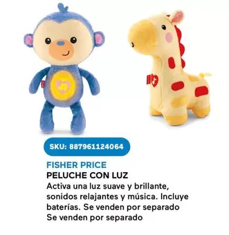 Oferta de Fisher Price - Peluche Con Luz en Del Sol