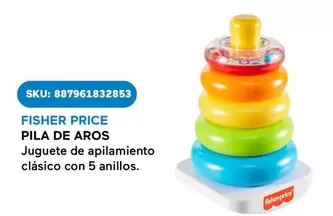 Oferta de Fisher Price - Pila De Aros en Del Sol