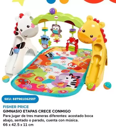 Oferta de Fisher Price - Gimnasio Etapas Crece Conmigo en Del Sol