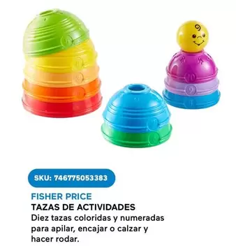 Oferta de Fisher Price - Tazas De Actividades en Del Sol