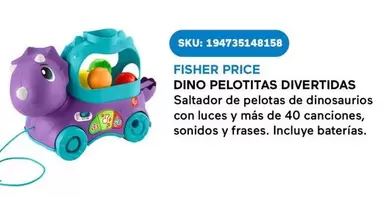 Oferta de Fisher Price - Dino Pelotitas Divertidas en Del Sol