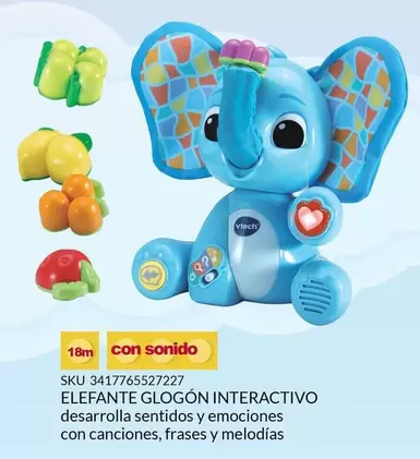 Oferta de Vtech - Elefante Glogon Interactivo en Del Sol