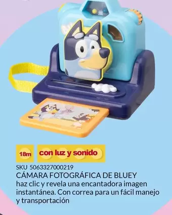 Oferta de Luz - Camara Fotografica De Bluey en Del Sol