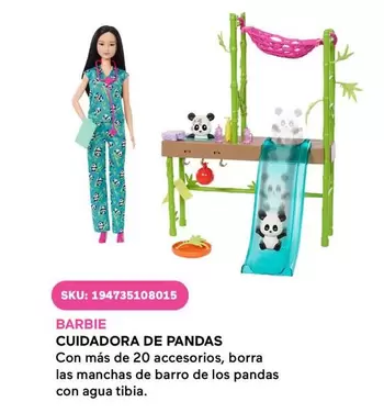 Oferta de Barbie - Cuidadora De Pandas en Del Sol