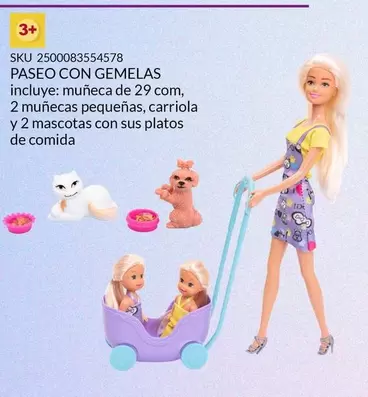 Oferta de 3+ - Paseo Con Gemelas en Del Sol