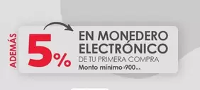 Oferta de En Monedero Electronico en Del Sol