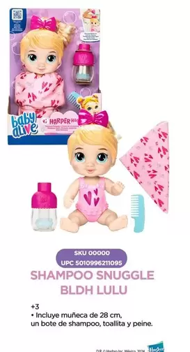 Oferta de Baby  - Shampoo Snuggle Bldh Lulu en Del Sol