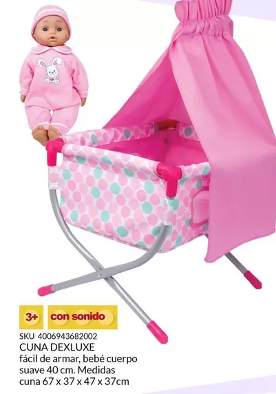 Oferta de Suave - Cuna Dexluve en Del Sol