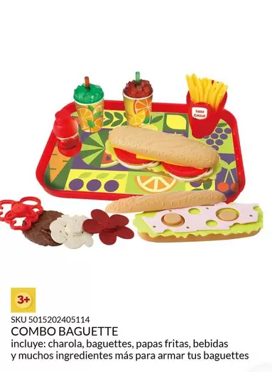 Oferta de Salsa - Combo Baguette en Del Sol