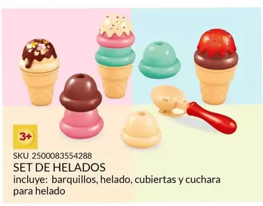 Oferta de Set De Helados en Del Sol