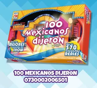 Oferta de Reales - 100 Mexicanos Dijeron en Del Sol