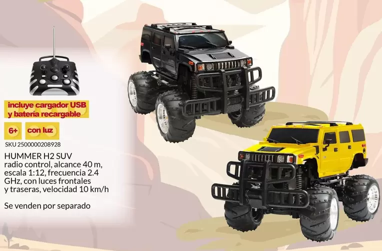 Oferta de Luz - Hummerh 12 Suv en Del Sol