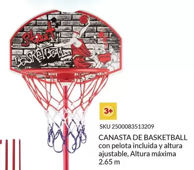 Oferta de Canasta De Basketball en Del Sol