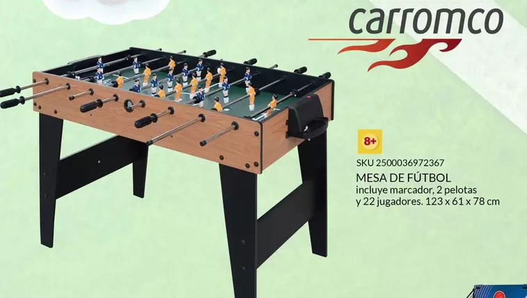 Oferta de 8 - Mesa De Futbol en Del Sol