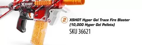 Oferta de Xshot - Hyper Gel Trace Fire Blaster en Del Sol