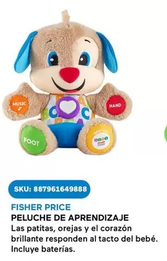 Oferta de Fisher Price - Peluche De Aprendizaje en Woolworth