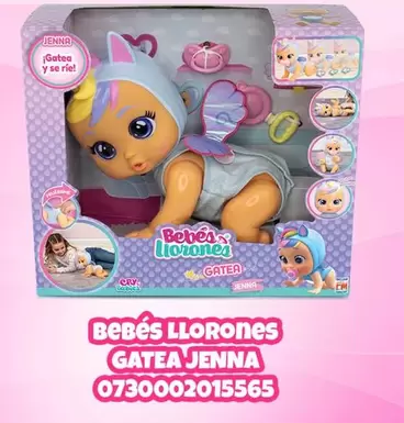 Oferta de Bebes Llorones Gatea Jenna en Woolworth