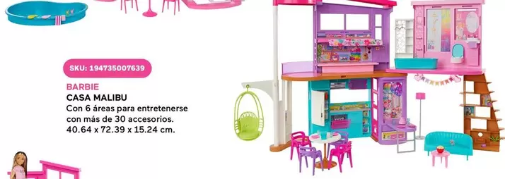 Oferta de Barbie - Casa Malibu en Woolworth