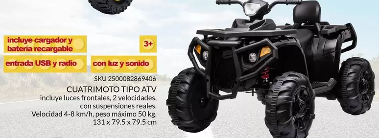 Oferta de Luz - Cuatrimoto Tipo Atv en Woolworth