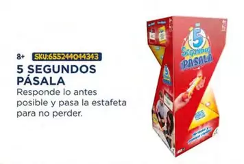 Oferta de Novelty - 5 Segundos Pásala en Fresko