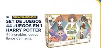 Oferta de Set De Juegos 44 Juegos En 1 Harry Potter en Fresko