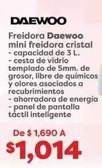 Oferta de Daewoo - Freidora por $1014 en Soriana Híper