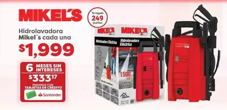 Oferta de Mikel's - Hidrolvadora por $1999 en Soriana Híper