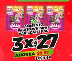 Oferta de Whiskas - Alimento P/Gato por $11.99 en Merco