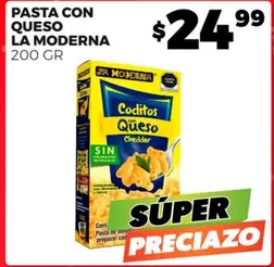 Oferta de La Moderna - Pasta Con Queso por $24.99 en Merco