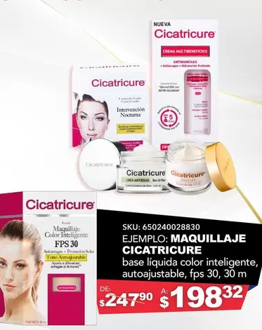 Oferta de Cicatricure - E.j. Maquillaje por $247.9 en Woolworth