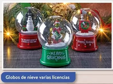 Oferta de Globos De Nieve Varias Licencias en Walmart