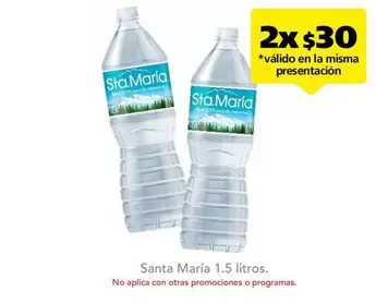 Oferta de Santa María - 1.5 Litros en Farmacia San Pablo