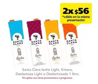 Oferta de Santa Clara - Leche Light, Enteram Deslactosa Light O Deslactosada en Farmacia San Pablo