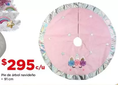 Oferta de Pie De Arbol Navideño por $295 en Bodega Aurrera