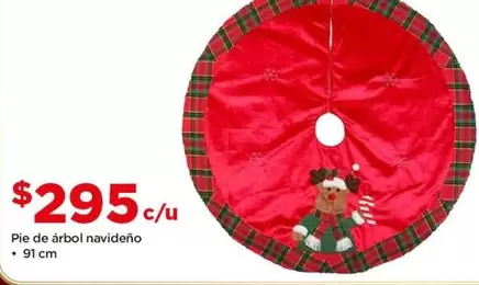 Oferta de Pie De Árbol Navideño por $295 en Bodega Aurrera