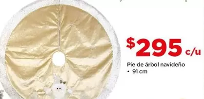 Oferta de Pie De Árbol Navideño por $295 en Bodega Aurrera