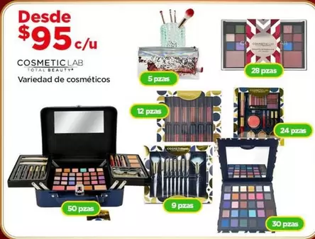 Oferta de Total - Varidad De Cosmeticos por $95 en Bodega Aurrera