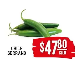 Oferta de Serrano - Chile por $478 en Soriana Híper