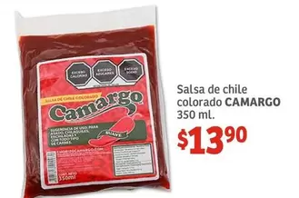 Oferta de Camargo - Salsa De Chile Colorado por $13.9 en Soriana Híper