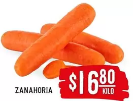 Oferta de Zanahoria por $16.8 en Soriana Híper