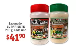 Oferta de Sazonador por $41.9 en Soriana Híper