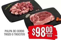 Oferta de Pulpa De Cerdo Trozo O Trocitos por $98 en Soriana Híper