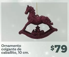 Oferta de Ornamento Colgante De Caballito por $79 en Soriana Híper