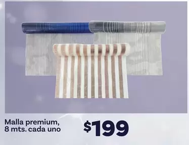 Oferta de Premium - Malla , 8 Mts. Cada Uno por $199 en Soriana Híper