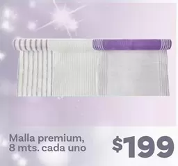 Oferta de Premium - Malla , 8 Mts. Cada Uno por $199 en Soriana Híper