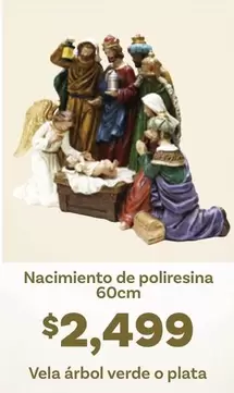 Oferta de Nacimiento De Poliresina 60cm por $2499 en Soriana Híper