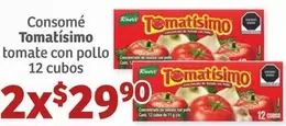 Oferta de Tomatísimo - Tomate Con Pollo 12 Cubos en Soriana Híper