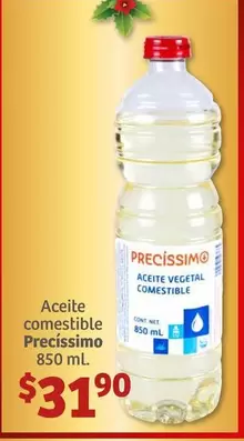 Oferta de Aceite Comestible Precissimo por $31.9 en Soriana Híper