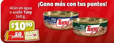 Oferta de Tuny - Atún En Agua O Aceite por $10.9 en Soriana Híper