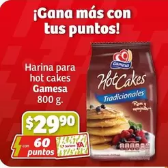 Oferta de Gamesa - Harina Para Hot Cakes por $29.9 en Soriana Híper